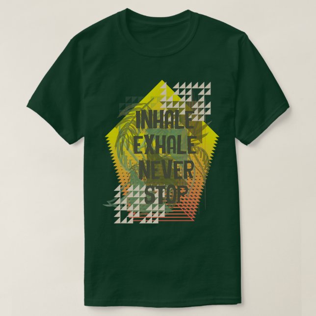 Sport Fitness Workout Gym Inhalieren Ehale Yoga Me T-Shirt (Design vorne)
