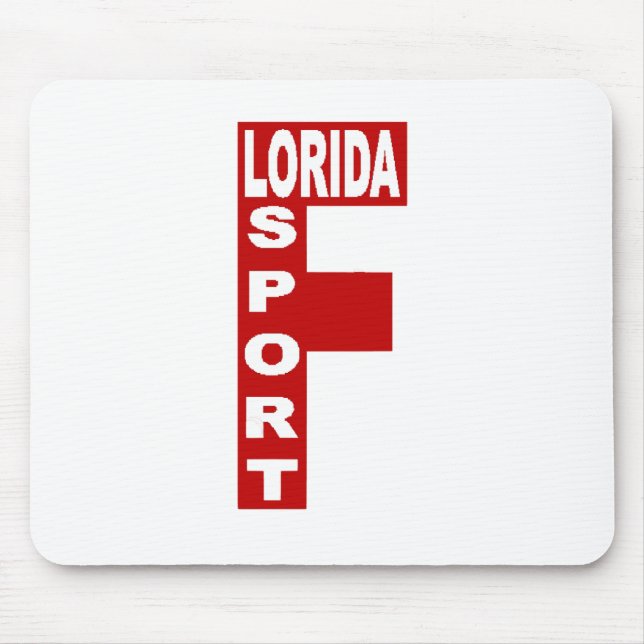 SPORT-FLORIDA-Mausmatte Mousepad (Vorne)