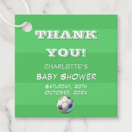 Sport Football Baby Boy Dusche Geschenkanhänger