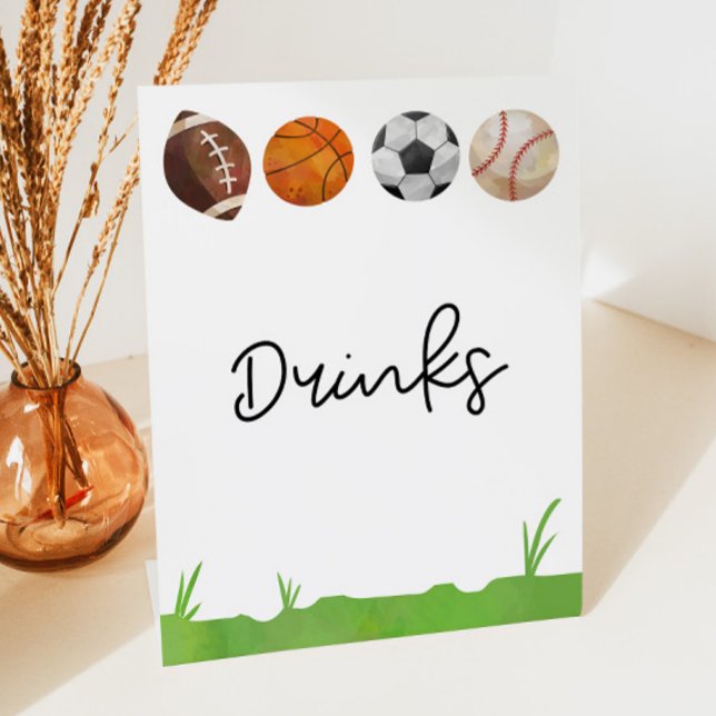 Sport Fußball Basketball Fußball Baseball Drinks Sockelschild (Von Creator hochgeladen)