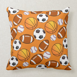Sport Fußball Soccer Baseball Basketball Muster Kissen