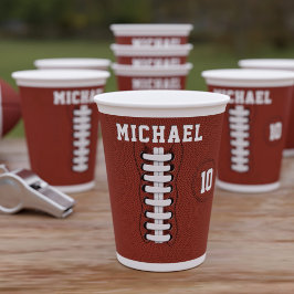 Sport Geburtstag American Football Party Paper Cup Pappbecher