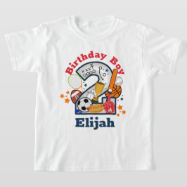 Sport Geburtstagsjunge All Star Zweite Geburtstags T-Shirt
