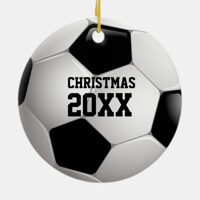 Sport-Geschenke des Fußball-Weihnachten20xx | Keramik Ornament (Hinten)