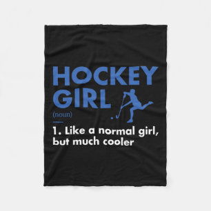 Sport Girl Definition Hockey Fleecedecke
