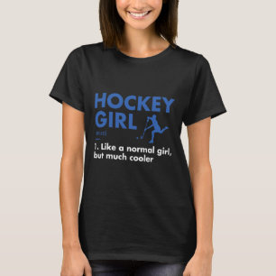 Sport Girl Definition Hockey T-Shirt