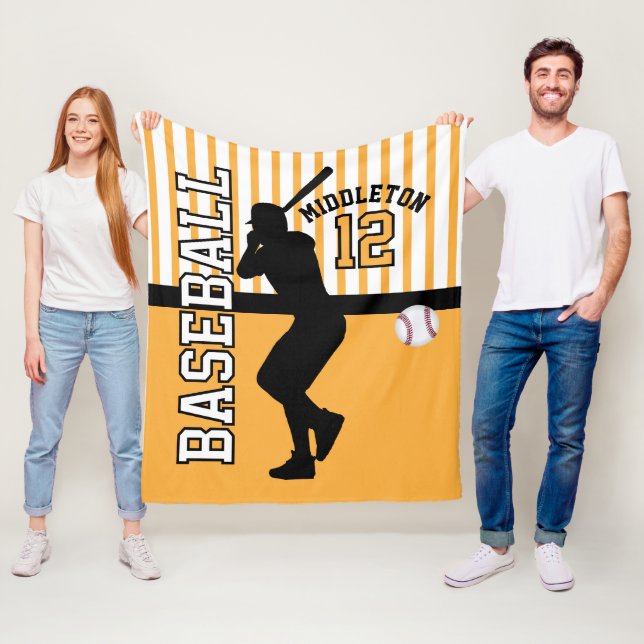 ⚾ Sport - Gold Fleecedecke (Beispiel)