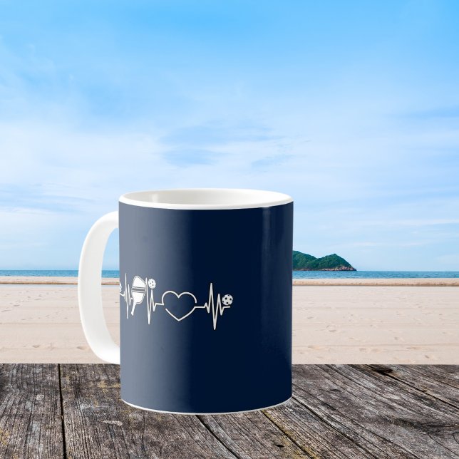 Sport Hartball Pickleball Lover Geschenk Kaffeetasse (Von Creator hochgeladen)
