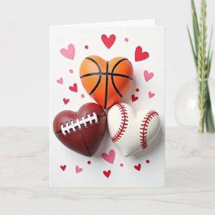 Sport Herzen Liebe Karte