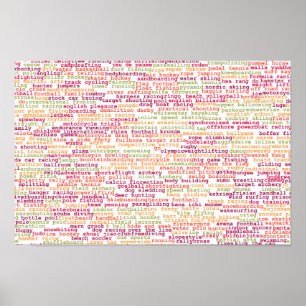 Sport-Hintergrund Poster