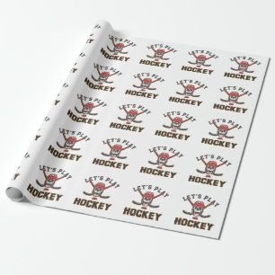 Sport Hockey Geschenkpapier