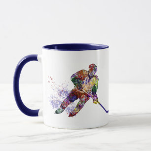 Sport Hockey Player bunt Tasse