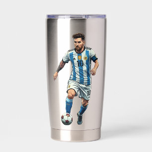 Sport-Hydrationsflasche für Fußballfans Thermobecher
