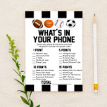 Sport in Ihrem Telefon Baby Duschgel Spiel Briefpapier<br><div class="desc">Dies ist ein Thema Sport Was ist in Ihrem Telefon Baby Shower Game. *Was ist in deinem Telefon? - Die Gäste erhalten Punkte für jeden Gegenstand, den sie auf ihrem Handy haben. Wer die meisten Punkte bekommt, gewinnt! Sport Themenspiele Baby Dusche, Fußball Thema Babydusche Ideen, Baseball Baby Dusche Aktivitäten, Fußball...</div>