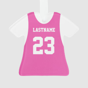 Sport Jersey Rosa mit Zahl Ornament
