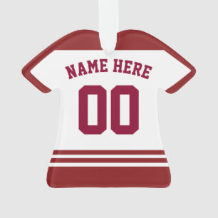 Sport-Jerseynamen-u. -zahl-Verzierungs-Schablone Ornament