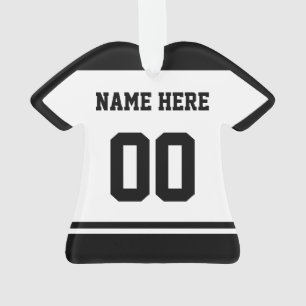 Sport-Jerseynamen-u. -zahl-Verzierungs-Schablone Ornament