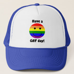 Sport-Kappe--Haben Sie einen homosexuellen Tag! Truckerkappe