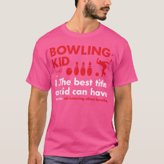 Sport Kind Definition Bowling lustiger Junge T-Shirt