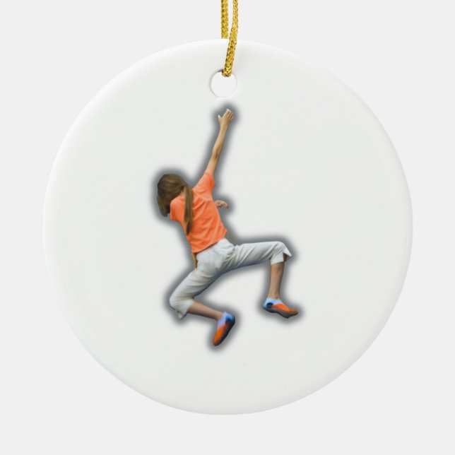 Sport-Klettern Keramikornament (Vorne)