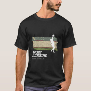 Sport Klettern Usbekistan Klettern Klettern T-Shirt