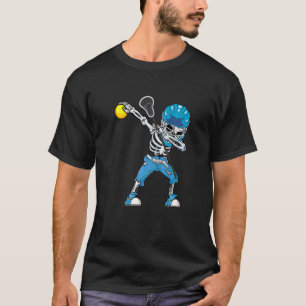 Sport Lacrosse Skelett Halloween Men Boys Kids Co T-Shirt