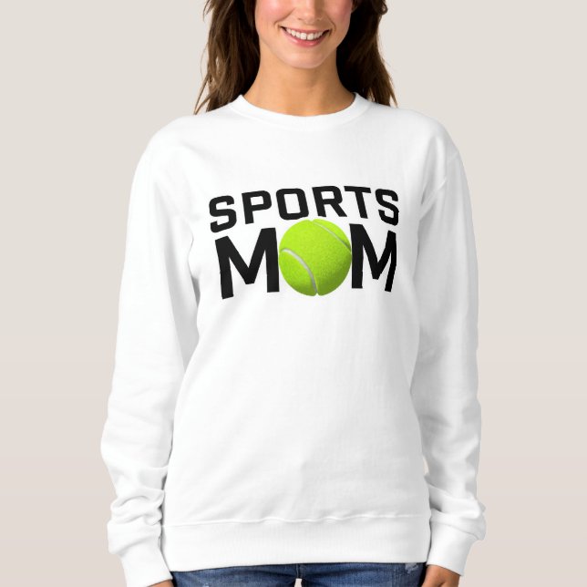 Sport-Mama Tennisdesign Sweatshirt (Vorderseite)