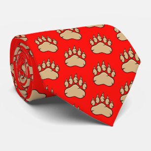 Sport Maskottchen Klaw Print Football Basketball K Krawatte