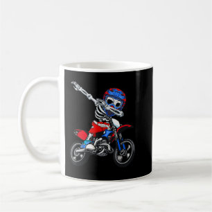Sport Motocross Skelett Halloween Men Boys Kinder  Kaffeetasse