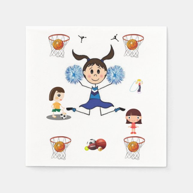 Sport Napkins Serviette (Vorderseite)