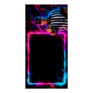 Sport-Neon-Tafel Poster