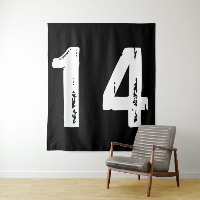 Sport Nummer 14 Wandteppich (Beispiel)