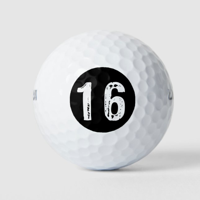 Sport Nummer 16 Golfball (Vorderseite)