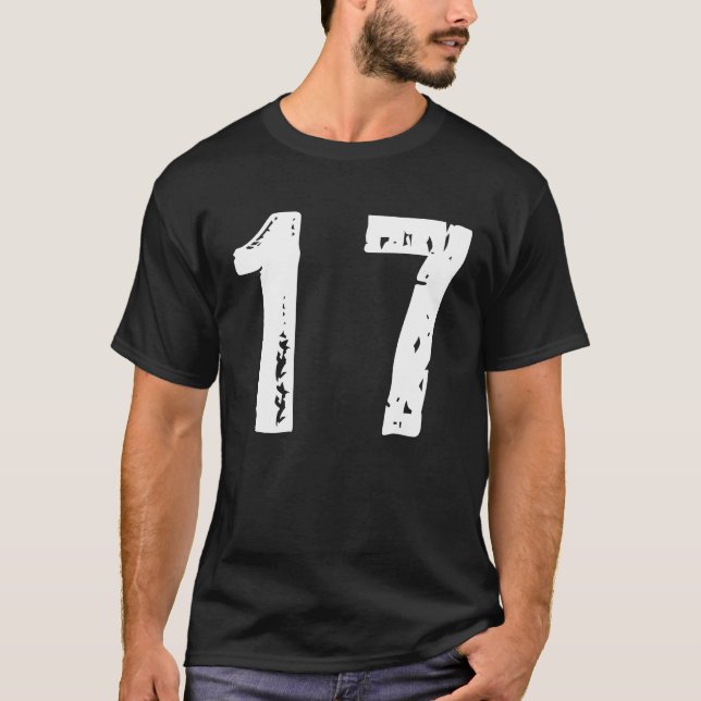 Sport Nummer 17 T-Shirt (Vorderseite)
