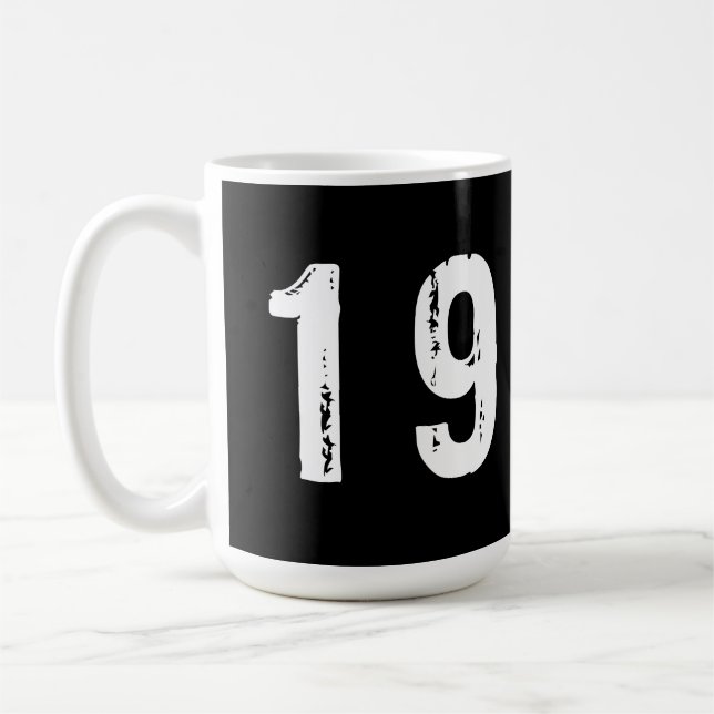 Sport Nummer 19 Kaffeetasse (Links)
