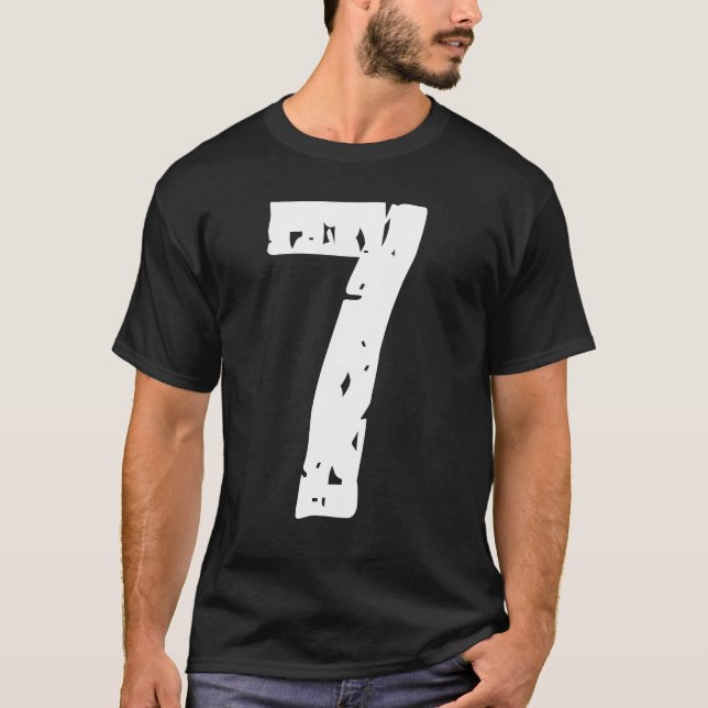 Sport Nummer 7 T-Shirt (Vorderseite)