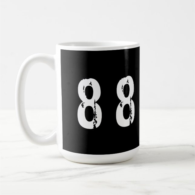 Sport Nummer 88 Kaffeetasse (Links)