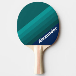Sport Ocean Tide Streifen mit Namen Tischtennis Schläger