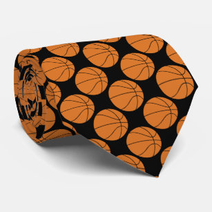Sport Orange Basketball Muster Neuheit Krawatte