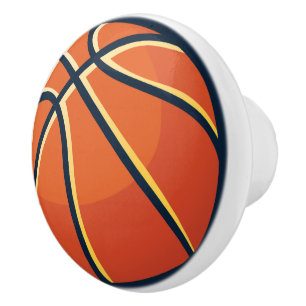Sport Orange Basketball Schlafzimmer Kommode Keramikknauf