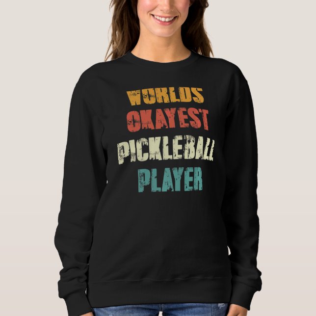 Sport Pickleball Weltmeisterschaft im Pickleball Sweatshirt (Vorderseite)