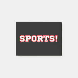 Sport Post-it Klebezettel