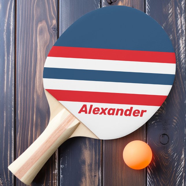 Sport Postman Nostalgische Streifen mit Namen Tischtennis Schläger (Von Creator hochgeladen)