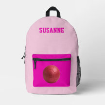 Sport Rucksäcke Fußball Mädchen Rosa Fuchsie Schul