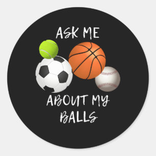 Sport Runder Aufkleber