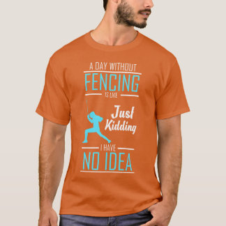 Sport Säbel En Garde Mädchen Geschenk T-Shirt