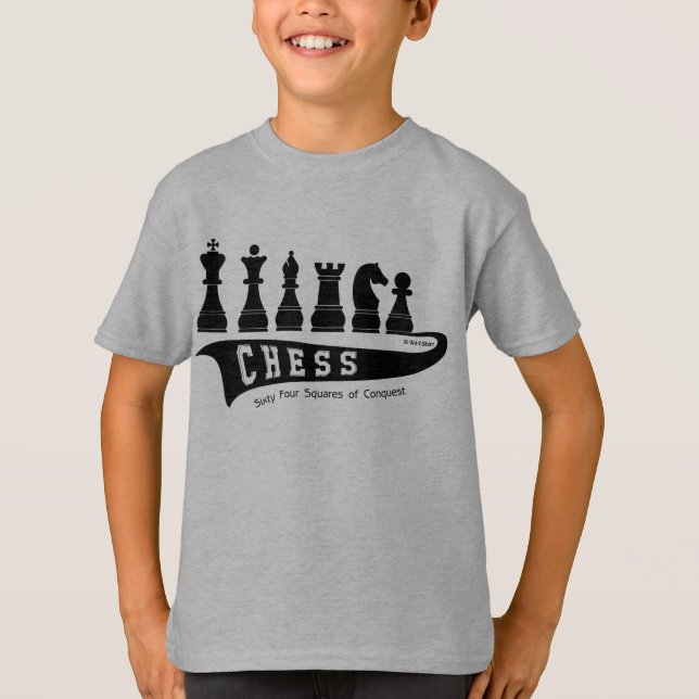 Sport-Schach, der T - Shirt des Kindes, (Vorderseite)