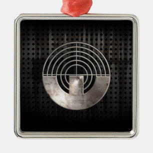 Sport-Schießen; Cool Silbernes Ornament