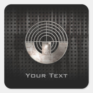 Sport Shooting; Cool Quadratischer Aufkleber