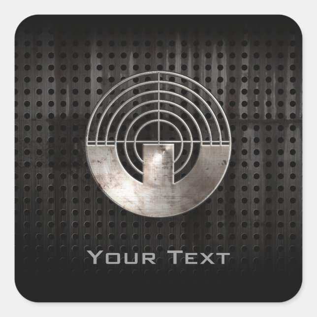 Sport Shooting; Cool Quadratischer Aufkleber (Vorderseite)